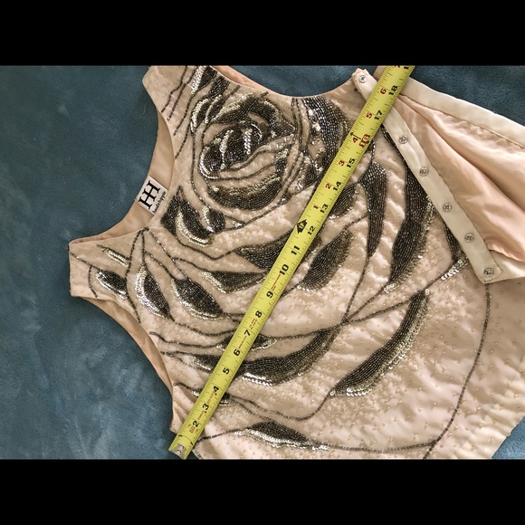 Haute Hippie Hand Beaded Sleeveless Dressy Top - Picture 3 of 6